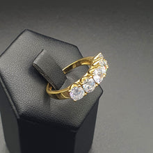 將圖片載入圖庫檢視器 Anello Riviere in oro 22k e diamanti naturali