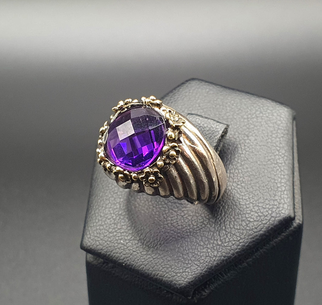 Anello Torchon fiori