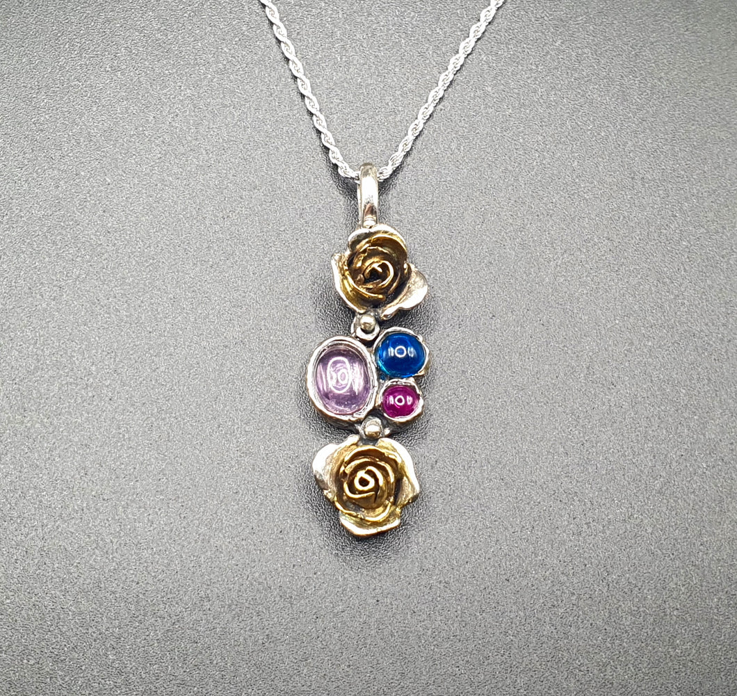 Collana in argento 925 Rose