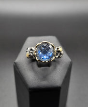 Charger l'image dans la galerie, Anello stelle blu argento 925
