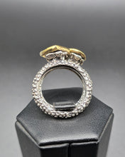 Lade das Bild in den Galerie-Viewer, Anello 3 solitari in argento 925
